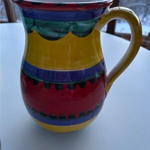 Jug Traditional Spanish Handmade Ceramic Pottery pitcher